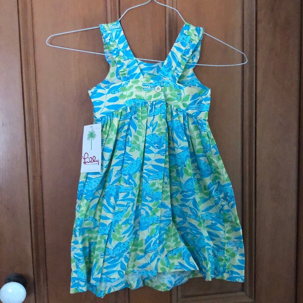 Lilly Pulitzer Blue Alligator Dress
